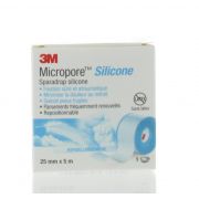 3M MICROPORE SILICONE TAPE 2,5CM X 5M
