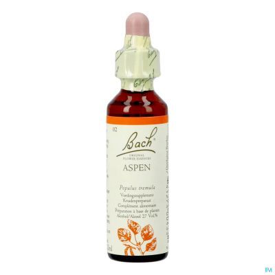 Bach Flower Remedie 02 Aspen 20ml