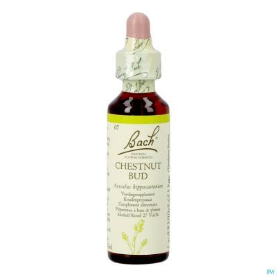 Bach Flower Remedie 07 Chestnut Bud 20ml