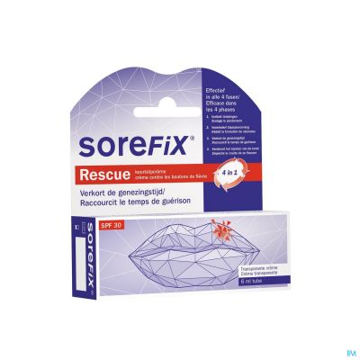 Sorefix Rescue Oplossing Koortsblaasjes Tube 6ml