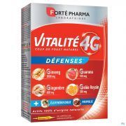 Fortepharma Vitalite 4G Defenses Ampoules 20 X 10 ml