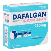 Dafalgan Instant Junior gran Zakjes 20 X 250Mg