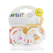 AVENT SUCETTE 0-6 MOIS ANIMAUX SILICONE (2)  