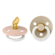 Bibs 1 Tetine Anatomic Glow Duo Vani/blush