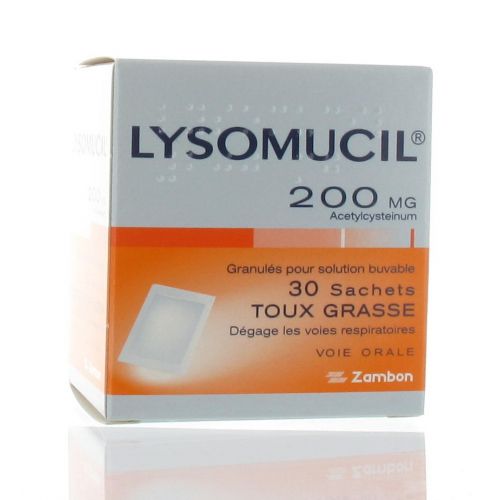 LYSOMUCIL 200 SACHETS 30 X 200 MG