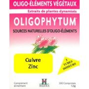 OLIGOPHYTUM CU-ZN 300 COMPRIMES