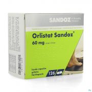 Orlistat Sandoz Harde Caps 126 X 60Mg - Detail 3