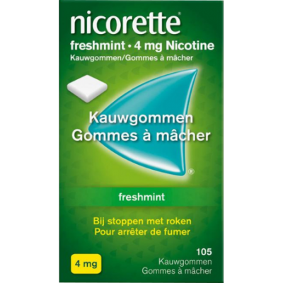 Nicorette Freshmint Kauwgom 105x4mg