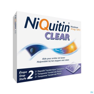 Niquitin Clear Patches 21 X 14mg