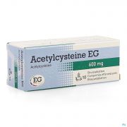 Eurogenerics Acetylcysteine Eg Comprimes Effervescents 10 X 600 mg - Vue détail 1