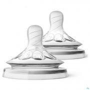 Philips Avent Natural 2.0 Zuigspeen 3 gaatjes Scf043/27 - Product 1