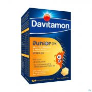 Davitamon Junior Multi Fruits 120 Comprimes