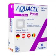 Aquacel Foam 10 X 10 Cm (10)