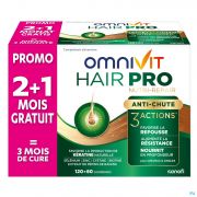 Omnivit Hair Pro Nutri Repair Capsules 120 + 60 gratuites