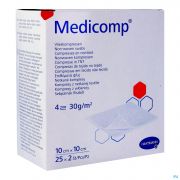 Hartmann Medicomp Compresses Steriles 10 X 10 Cm 4 Plis (25 X 2)